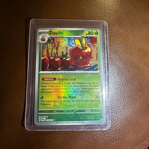 Dipplin 010/131 poke ball holographic card ( Prismatic evolutions)